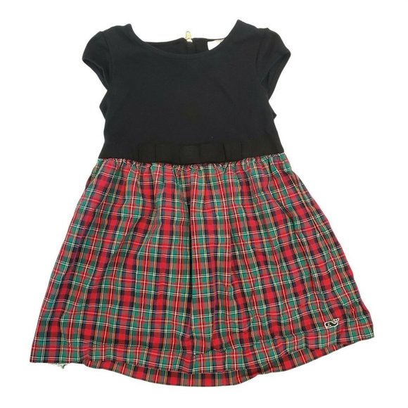 Vineyard Vines Holiday Christmas Dress‎ Plaid 2T - Picture 1 of 7